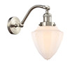 Bullet - 1 Light - 7 inch - Brushed Satin Nickel - Sconce (515-1W-SN-G661-7-LED)