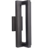 Kai 1 Light Medium LED Outdoor Lantern in Textured Black (Z1514-TB-LED)
