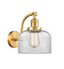 Bell - 1 Light - 8 inch - Satin Gold - Sconce (515-1W-SG-G72-LED)