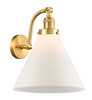 Cone - 1 Light - 12 inch - Satin Gold - Sconce (515-1W-SG-G41-L)