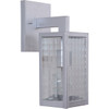 Deka 1 Light Small Outdoor Wall Mount in Chromite (Z4504-CM-SC)