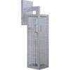 Deka 1 Light Large Outdoor Wall Mount in Chromite (Z4524-CM-SC)