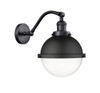Hampden - 1 Light - 9 inch - Matte Black - Sconce (515-1W-BK-HFS-82-BK-LED)