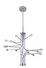Solis 16 Arm Led Chandelier In Chrome (43016-CH-LED)