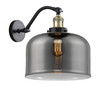Bell - 1 Light - 12 inch - Black Antique Brass - Sconce (515-1W-BAB-G73-L)