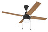 48" Connery Ceiling Fan in Aged Bronze Brushed (CON48ABZ4C1)