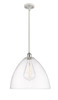 Bristol - 1 Light - 16 inch - White Polished Chrome - Pendant (516-1S-WPC-GBD-162-LED)
