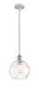 Athens Water Glass - 1 Light - 8 inch - White Polished Chrome - Mini Pendant (516-1S-WPC-G1215-8-LED)