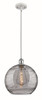 Athens Deco Swirl - 1 Light - 12 inch - White Polished Chrome - Mini Pendant (516-1S-WPC-G1213-12SM)