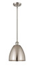 Bristol - 1 Light - 9 inch - Brushed Satin Nickel - Pendant (516-1S-SN-MBD-9-SN-LED)