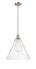 Berkshire - 1 Light - 16 inch - Brushed Satin Nickel - Pendant (516-1S-SN-GBC-164-LED)