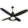 52" Outdoor Union Ceiling Fan in Oiled Bronze Gilded (UN52OBG4-LED)
