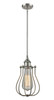 Muselet - 1 Light - 6 inch - Brushed Satin Nickel - Mini Pendant (516-1S-SN-CE513-LED)