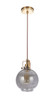 State House 1 Light Mini Pendant W/Cord In Vintage Brass (P830VB1)