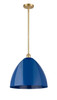 Plymouth - 1 Light - 16 inch - Satin Gold - Pendant (516-1S-SG-MBD-16-BL)
