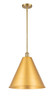 Berkshire - 1 Light - 16 inch - Satin Gold - Pendant (516-1S-SG-MBC-16-SG-LED)