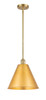 Berkshire - 1 Light - 12 inch - Satin Gold - Pendant (516-1S-SG-MBC-12-SG-LED)