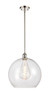 Athens - 1 Light - 14 inch - Polished Nickel - Pendant (516-1S-PN-G122-14-LED)
