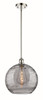 Athens Deco Swirl - 1 Light - 12 inch - Polished Nickel - Mini Pendant (516-1S-PN-G1213-12SM)
