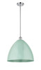 Plymouth - 1 Light - 16 inch - Polished Chrome - Pendant (516-1S-PC-MBD-16-SF-LED)