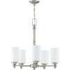 Dardyn 5 Light Chandelier in Brushed Polished Nickel (49825-BNK)