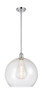 Athens - 1 Light - 14 inch - Polished Chrome - Pendant (516-1S-PC-G124-14)