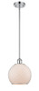 Farmhouse Chicken Wire - 1 Light - 8 inch - Polished Chrome - Mini Pendant (516-1S-PC-G121-8CSN)
