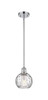 Athens Water Glass - 1 Light - 6 inch - Polished Chrome - Mini Pendant (516-1S-PC-G1215-6)