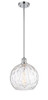 Athens Water Glass - 1 Light - 10 inch - Polished Chrome - Mini Pendant (516-1S-PC-G1215-10-LED)
