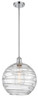 Athens Deco Swirl - 1 Light - 12 inch - Polished Chrome - Mini Pendant (516-1S-PC-G1213-12-LED)