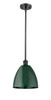 Plymouth - 1 Light - 9 inch - Oil Rubbed Bronze - Pendant (516-1S-OB-MBD-9-GR-LED)