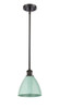 Plymouth - 1 Light - 8 inch - Oil Rubbed Bronze - Pendant (516-1S-OB-MBD-75-SF-LED)