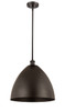Bristol - 1 Light - 16 inch - Oil Rubbed Bronze - Pendant (516-1S-OB-MBD-16-OB)