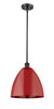 Plymouth - 1 Light - 12 inch - Oil Rubbed Bronze - Pendant (516-1S-OB-MBD-12-RD)