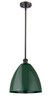 Plymouth - 1 Light - 12 inch - Oil Rubbed Bronze - Pendant (516-1S-OB-MBD-12-GR-LED)
