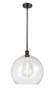 Athens - 1 Light - 14 inch - Oil Rubbed Bronze - Pendant (516-1S-OB-G124-14-LED)