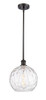 Athens Water Glass - 1 Light - 10 inch - Oil Rubbed Bronze - Mini Pendant (516-1S-OB-G1215-10)