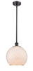 Farmhouse Chicken Wire - 1 Light - 10 inch - Oil Rubbed Bronze - Mini Pendant (516-1S-OB-G121-10CSN-LED)