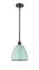 Plymouth - 1 Light - 9 inch - Matte Black - Pendant (516-1S-BK-MBD-9-SF)