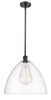 Bristol - 1 Light - 16 inch - Matte Black - Pendant (516-1S-BK-GBD-162-LED)