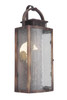 Hearth 1 Light Outdoor Pocket Lantern In Weathered Copper (ZA1502-WC-LED)