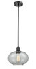 Gorham - 1 Light - 10 inch - Matte Black - Mini Pendant (516-1S-BK-G247-LED)