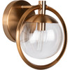 Piltz 1 Light Wall Sconce in Satin Brass (45501-SB)