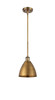 Bristol - 1 Light - 8 inch - Brushed Brass - Pendant (516-1S-BB-MBD-75-BB-LED)