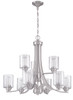 Bolden 9 Light Chandelier in Brushed Polished Nickel (50529-BNK)