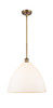 Bristol - 1 Light - 16 inch - Brushed Brass - Pendant (516-1S-BB-GBD-161-LED)