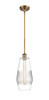 Windham - 1 Light - 7 inch - Brushed Brass - Mini Pendant (516-1S-BB-G682-7-LED)