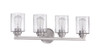 Bolden 4 Light Vanity in Brushed Polished Nickel (50504-BNK)