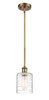 Cobbleskill - 1 Light - 5 inch - Brushed Brass - Mini Pendant (516-1S-BB-G1113-LED)