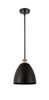 Bristol - 1 Light - 9 inch - Black Antique Brass - Pendant (516-1S-BAB-MBD-9-BK-LED)